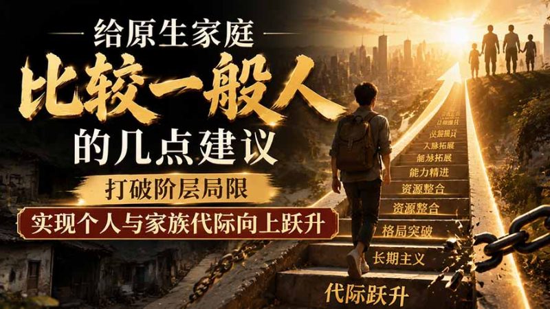 没有背景的人怎么在社会里站稳:几点实在建议-技研社