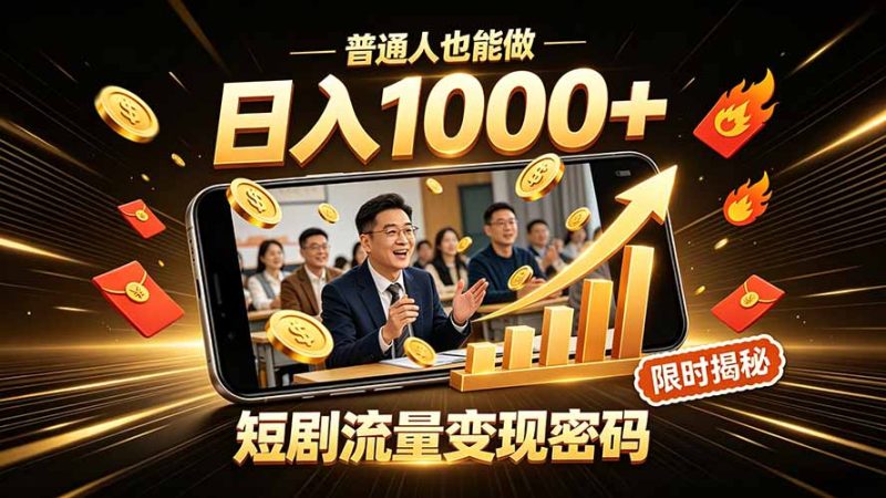一部手机做短剧分发-技研社