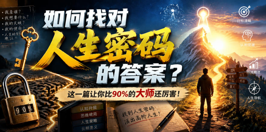 图片[1]-付费文章：如何找对人生密码的答案？这一篇让你比90%的大师还厉害！-阿兴说钱