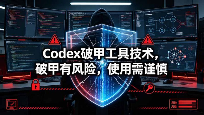 Codex破甲工具技术,破甲有风险,使用需谨慎 - 技研社-技研社