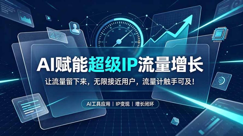 AI赋能超级IP流量增长:让流量留下来,无限接近用户,流量计触手可及! - 技研社-技研社