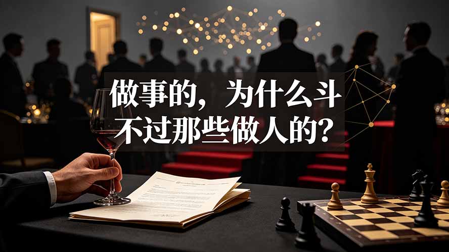 付费文章:做事的,为什么斗不过那些做人的? 付费文章:做事的,为什么斗不过那些做人的?