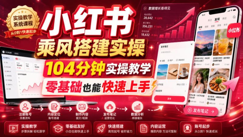小红书乘风搭建实操-技研社