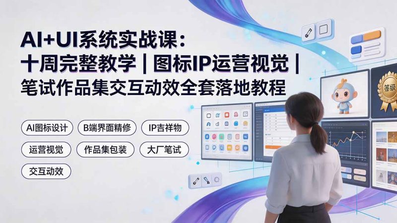 AI+UI系统实战课-技研社