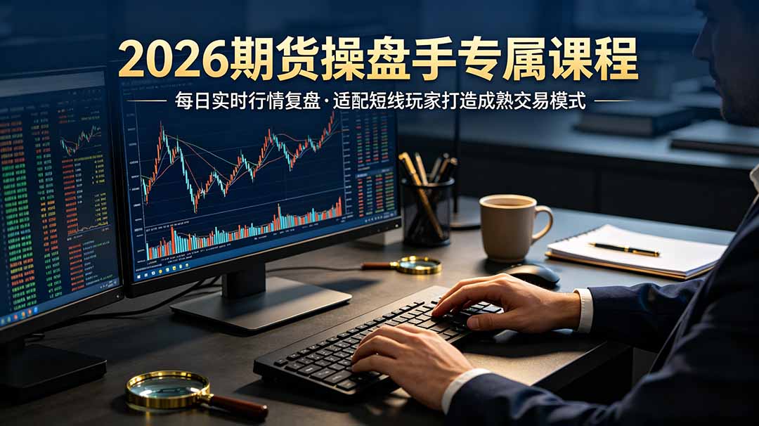 2026期货操盘手专属课程-更新7月11,每日实时行情复盘,适配短线玩家打造成熟交易模式 2026期货操盘手专属课程-更新7月11,每日实时行情复盘,适配短线玩家打造成熟交易模式