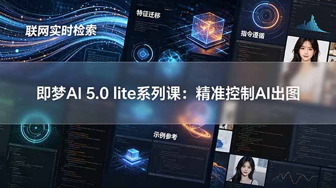 即梦AI 5.0 lite实战课：联网实时检索+特征迁移+指令遵循+示例参考，精准控制AI出图 - 技研社-技研社