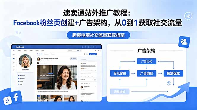 速卖通站外推广教程：Facebook粉丝页创建+广告架构，从0到1获取社交流量-技研社
