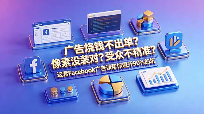 广告烧钱不出单？像素没装对？受众不精准？这套Facebook广告课帮你避开90%的坑-原创双语字幕 - 技研社-技研社