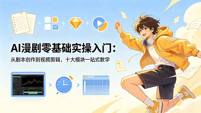AI漫剧零基础实操入门-技研社