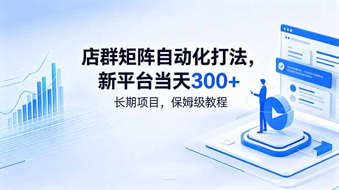 店群矩阵自动化打法，新平台当天300+，长期项目，保姆级教程 - 技研社-技研社