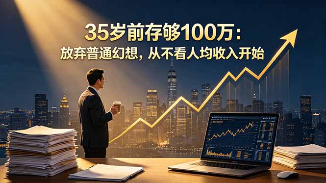 35岁前存够100万:放弃普通幻想,从不看人均收入开始 35岁前存够100万:放弃普通幻想,从不看人均收入开始