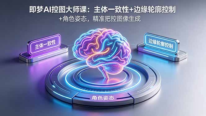 即梦AI控图大师课:主体一致性+边缘轮廓控制+角色姿态,精准把控图像生成 即梦AI控图大师课:主体一致性+边缘轮廓控制+角色姿态,精准把控图像生成