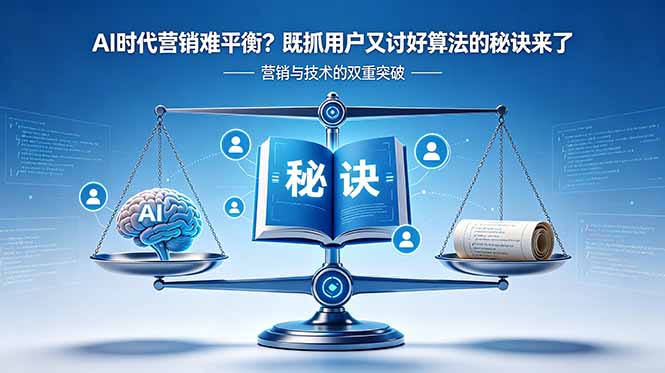 AI时代营销难平衡?既抓用户又讨好算法的秘诀来了【原创双语字幕】 AI时代营销难平衡?既抓用户又讨好算法的秘诀来了【原创双语字幕】