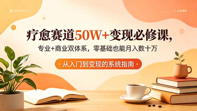 疗愈赛道50W+变现必修课-技研社