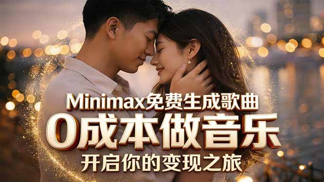 Minimax免费生成歌曲实测!0成本做音乐,说唱流行Lofi一键生成 Minimax免费生成歌曲实测!0成本做音乐,说唱流行Lofi一键生成