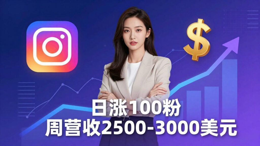 想做数字产品?Sheri亲授:日涨100粉、每周2500至3000美元的营收,Instagram躺着赚