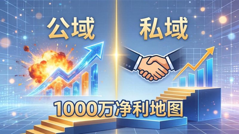 公域玩命出爆款,私域悄悄做成交:这套AI内训课,2026给你打通1000万净利的地图 - 技研社-技研社