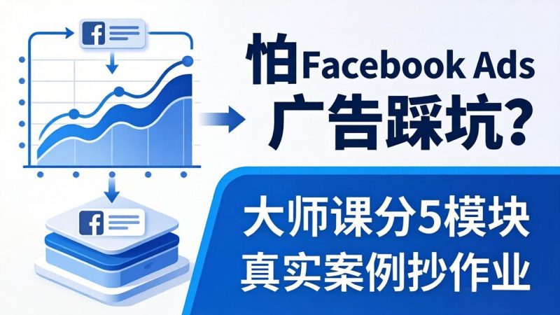怕 Facebook Ads 广告踩坑?大师课分 5 模块教你做广告、搞扩量,还带真实案例抄作业! - 技研社-技研社