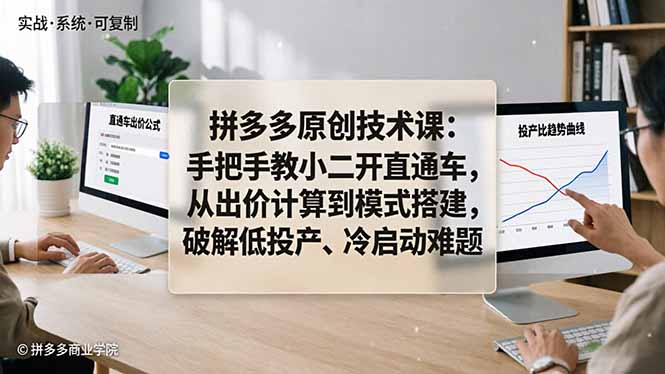 想搞拼多多原创技术课?这份副业实操资料把路铺好了-技研社