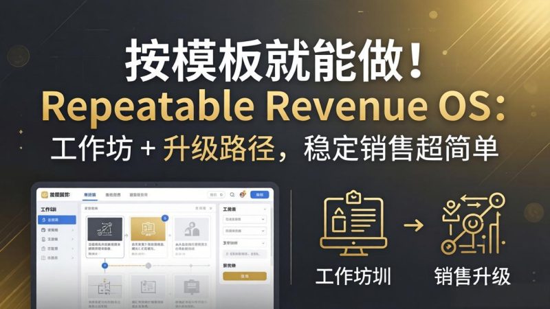 按模板就能做!Repeatable:Revenue,OS-技研社