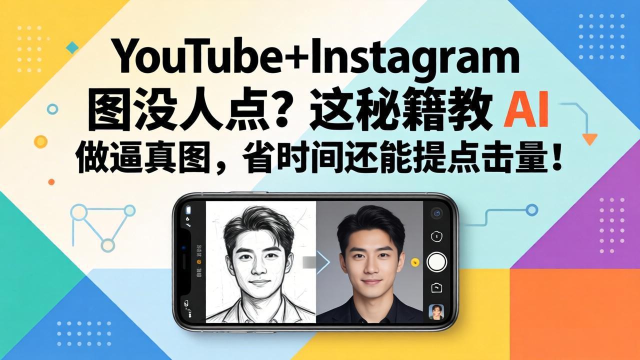 YouTube+Instagram图没人点?这秘籍教 AI 做逼真图,省时间还能提点击量 YouTube+Instagram图没人点?这秘籍教 AI 做逼真图,省时间还能提点击量