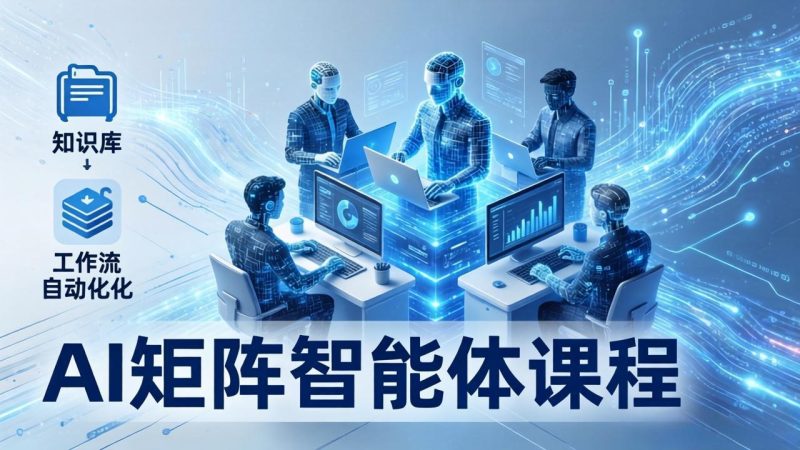 AI矩阵智能体实战:100个数字员工批量生产内容,文本知识库+工作流自动化全搞定 - 技研社-技研社