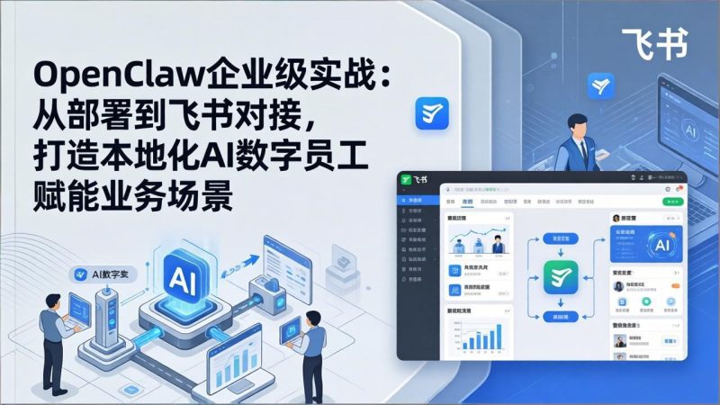 OpenClaw企业级实战:从部署到飞书对接,打造本地化AI数字员工赋能业务场景 - 技研社-技研社