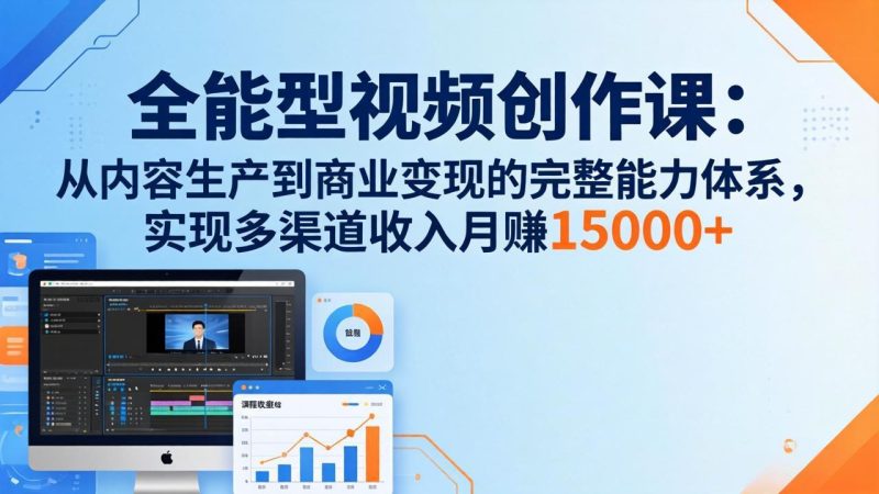 想搞全能型视频创作课?这份副业实操资料把路铺好了-技研社