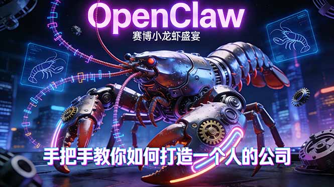 OpenClaw，小龙虾-从产品到爆款的成长之路，手把手教你如何打造一个人的公司 - 技研社-技研社