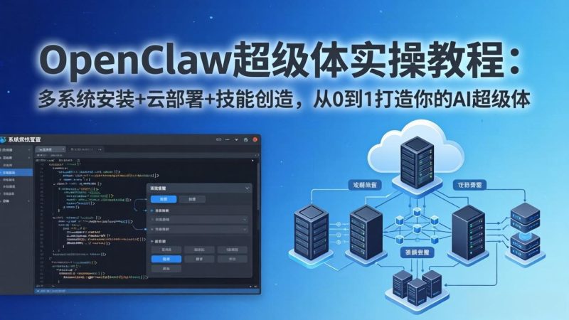 OpenClaw:小龙虾,超级体实操教程-技研社