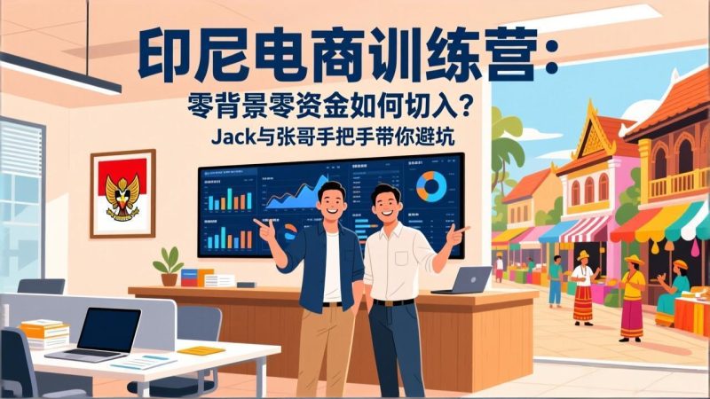 想搞印尼电商训练营?这份副业实操资料把路铺好了-技研社