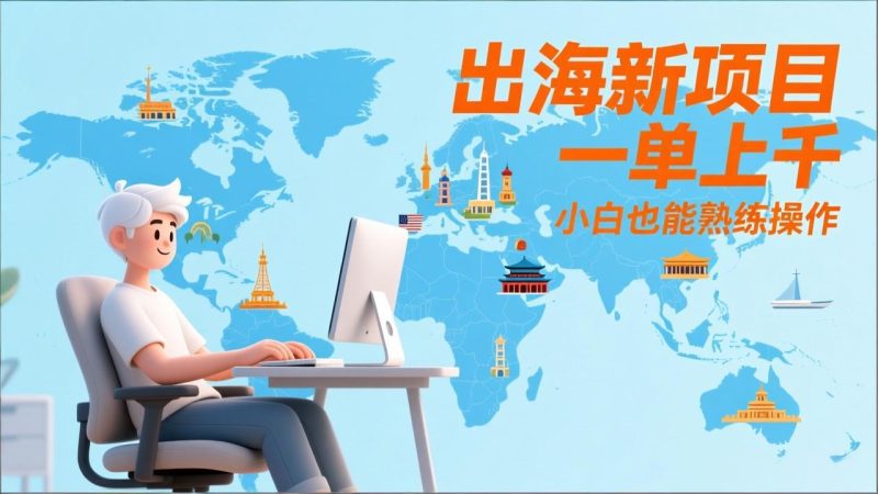 出海新项目,一单上千,小白也能熟练操作 - 技研社-技研社