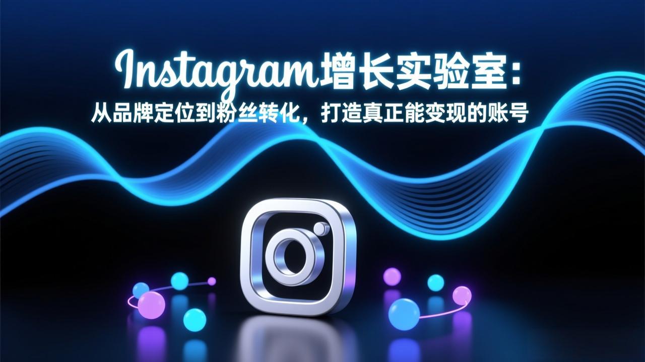 Instagram增长实验室:从品牌定位到粉丝转化,打造真正能变现的账号 Instagram增长实验室:从品牌定位到粉丝转化,打造真正能变现的账号