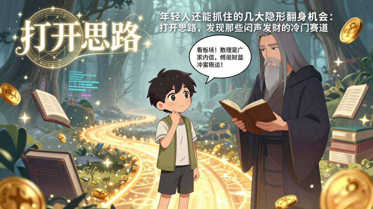 付费文1+2:年轻人还能抓住的几大隐形翻身机会:打开思路,发现那些闷声发财的冷门赛道 付费文1+2:年轻人还能抓住的几大隐形翻身机会:打开思路,发现那些闷声发财的冷门赛道