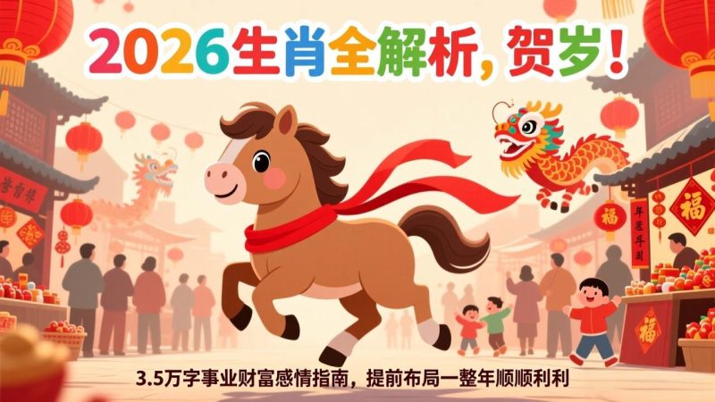 付费文章:贺岁!2026生肖全解析,3.5万字事业财富感情指南,提前布局一整年顺顺利利 - 技研社-技研社
