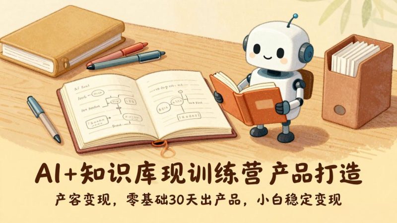 AI+知识库变现训练营:产品打造,内容创作-技研社