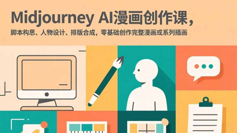 Midjourney:AI漫画创作课,脚本构思-技研社