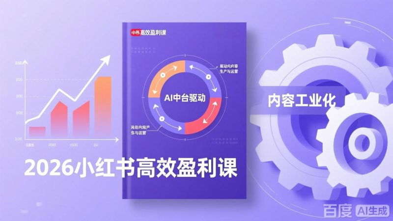 2026小红书高效盈利课-技研社