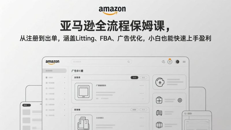 亚马逊全流程保姆课-技研社