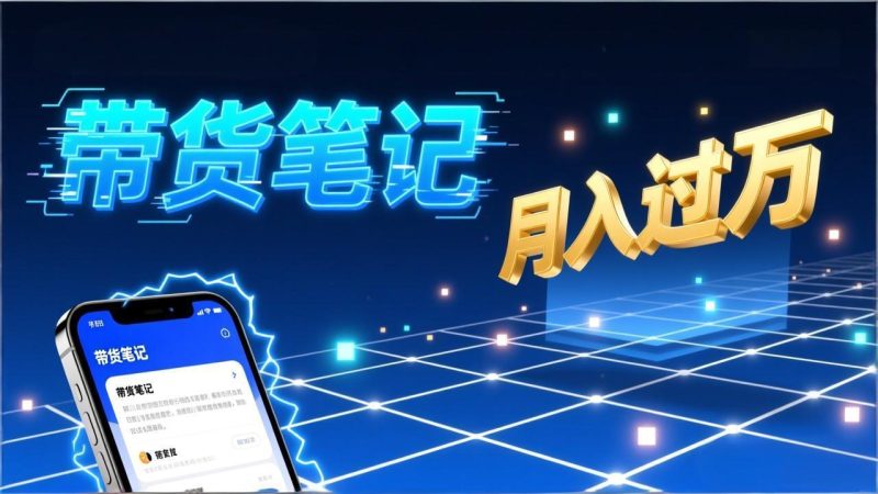 小红书爆款笔记带货实战:拆解封面标题正文全要素,手把手教你单篇笔记带货月入过万 - 技研社-技研社
