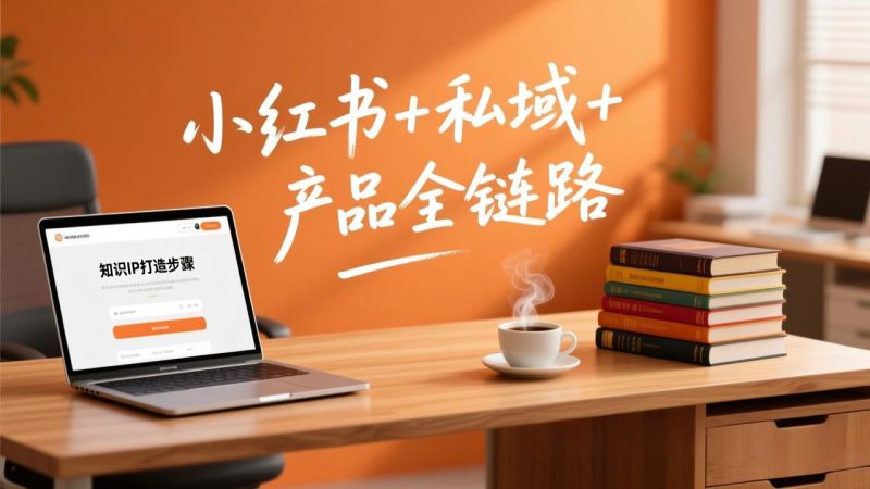个人IP系统变现课2026，小红书+私域+产品全链路，手把手教你打造年入百万的知识IP - 技研社-技研社