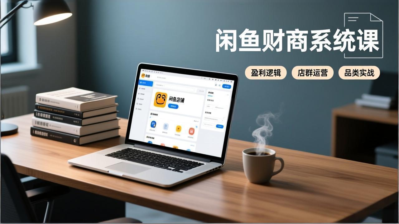 闲鱼财商系统课:从盈利逻辑、店群运营到品类实战,实现稳定月入过万 闲鱼财商系统课:从盈利逻辑、店群运营到品类实战,实现稳定月入过万
