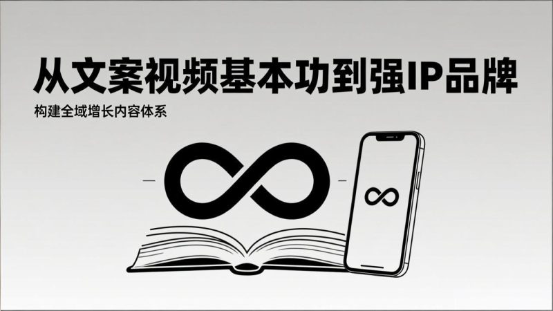 2026内容获客系统课:从文案视频基本功到强IP品牌,构建全域增长内容体系 - 技研社-技研社