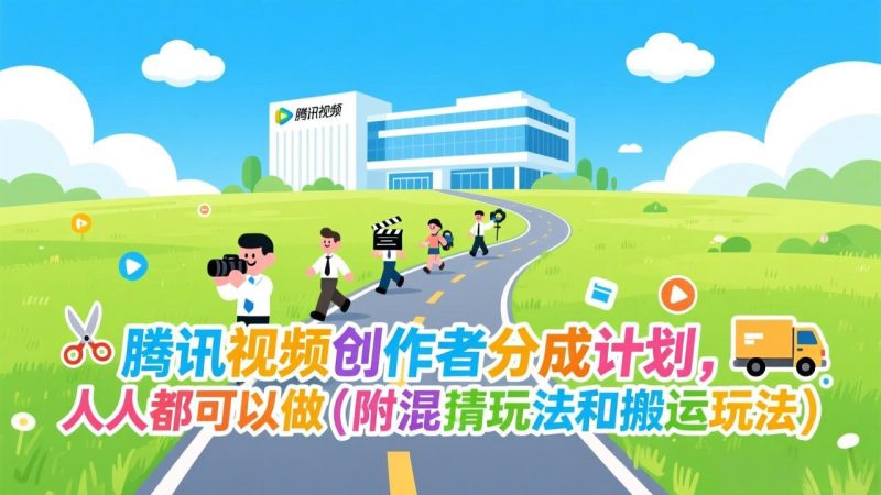 腾讯视频创作者分成计划,人人都可以做(附混剪玩法和搬运玩法) - 技研社-技研社