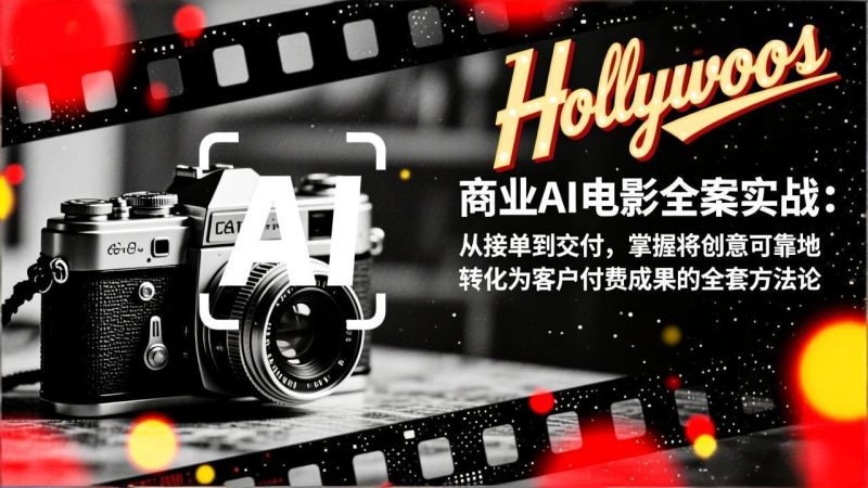 商业AI电影全案实战-技研社