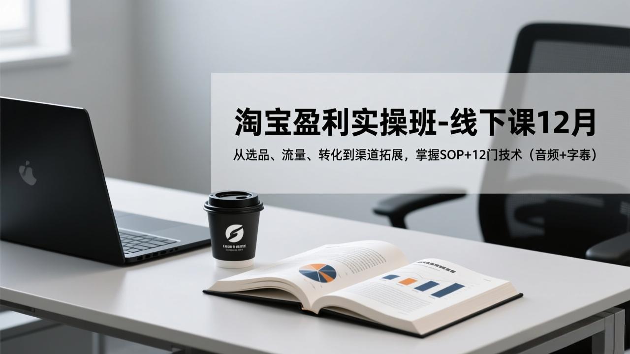 淘宝盈利实操班-线下课12月,从选品、流量、转化到渠道拓展,掌握SOP+12门技术(音频+字幕) 淘宝盈利实操班-线下课12月,从选品、流量、转化到渠道拓展,掌握SOP+12门技术(音频+字幕)