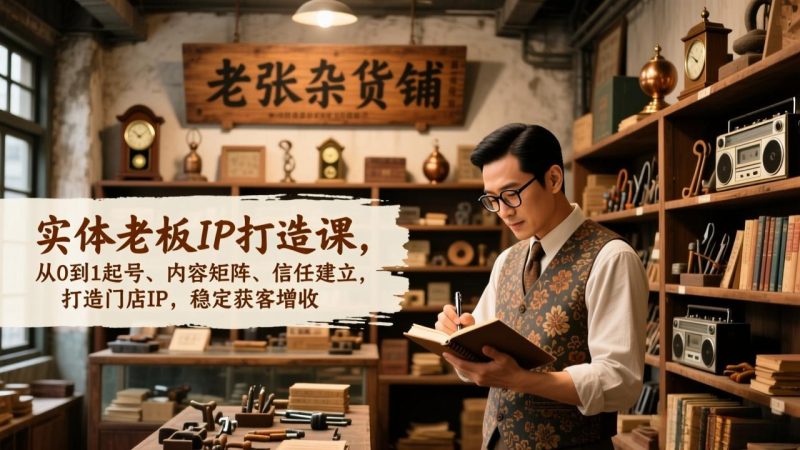 实体老板IP打造课-技研社