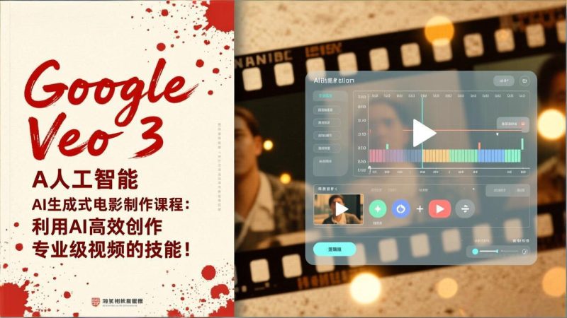 Google Veo 3人工智能AI生成式电影制作课程:利用AI高效创作专业级视频的技能! - 技研社-技研社