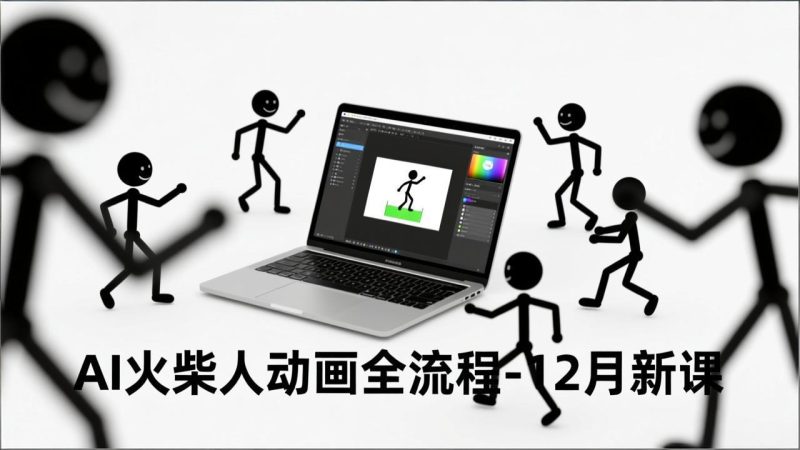 AI火柴人动画全流程:12月新课,文案生成-技研社