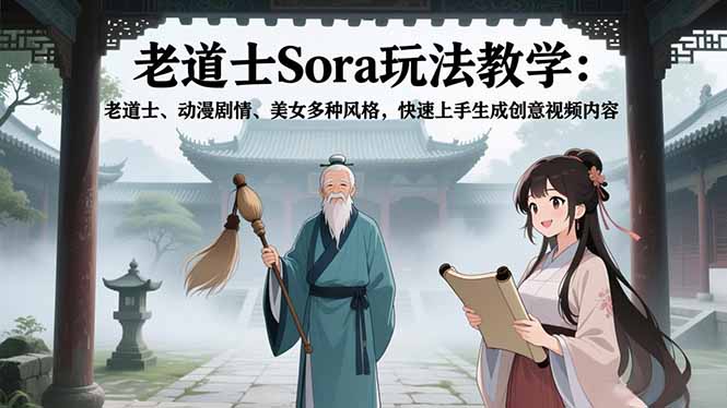 老道士Sora玩法教学：老道士，动漫剧情-技研社